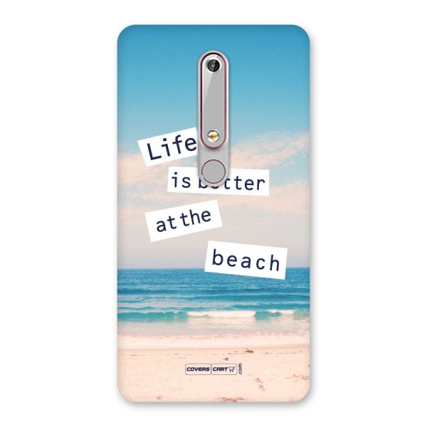 Life is better at the Beach Back Case for Nokia 6.1