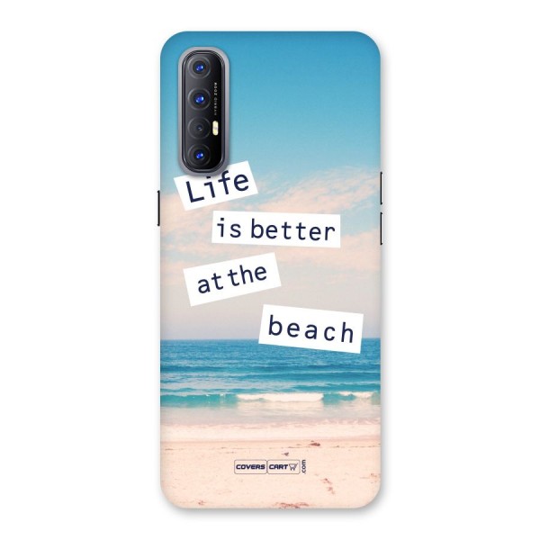 Life is better at the Beach Back Case for Reno3 Pro