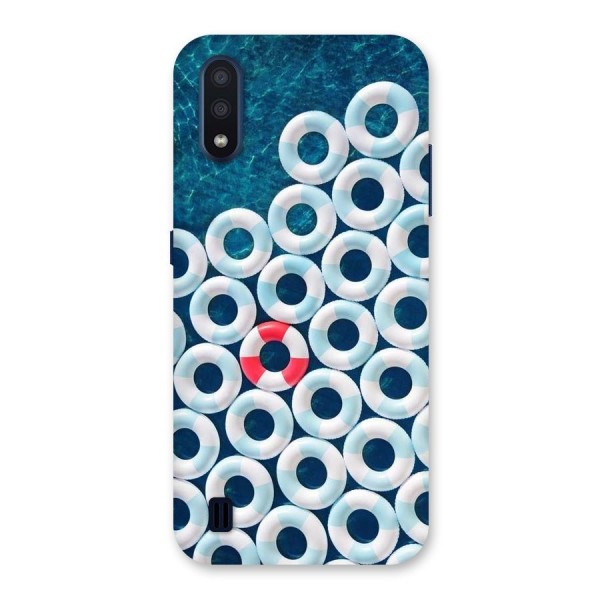 Light Blue Allure Back Case for Galaxy M01