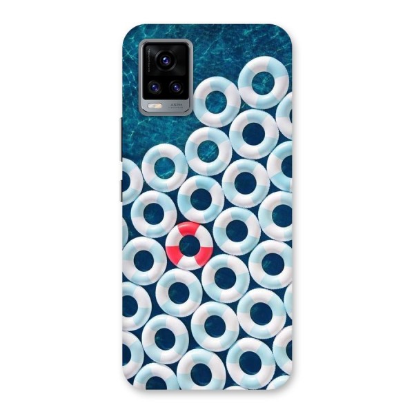 Light Blue Allure Back Case for Vivo V20