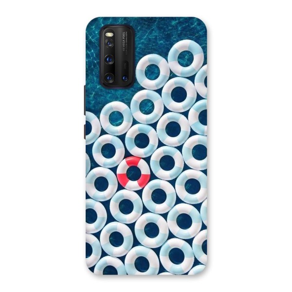 Light Blue Allure Back Case for Vivo iQOO 3