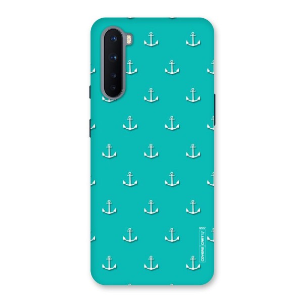Light Blue Anchor Back Case for OnePlus Nord