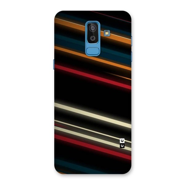 Light Diagonal Stripes Back Case for Galaxy On8 (2018)
