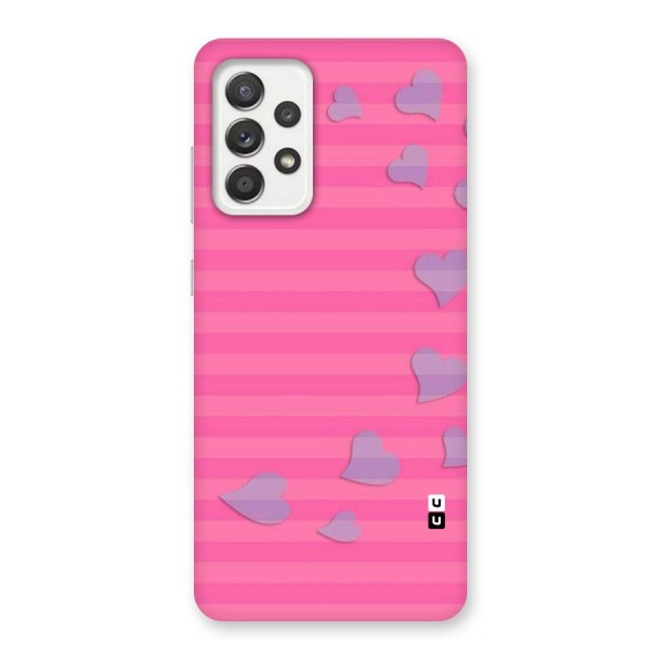 Light Heart Stripes Back Case for Galaxy A52