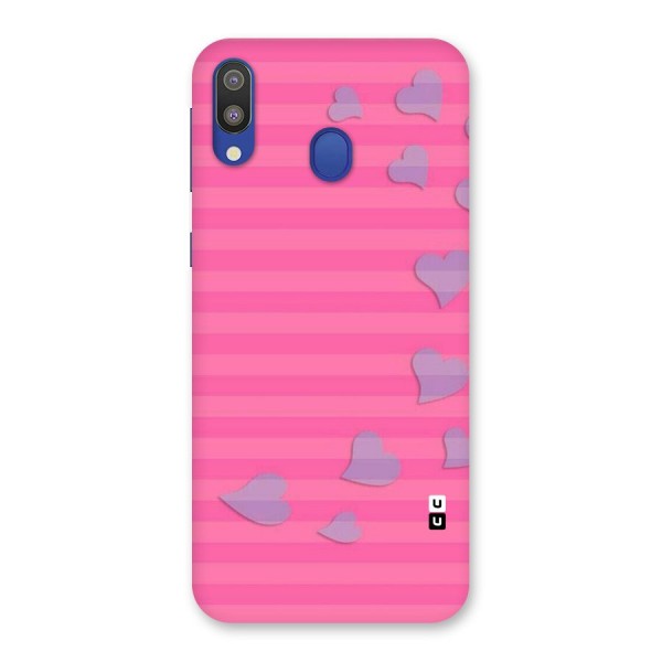 Light Heart Stripes Back Case for Galaxy M20