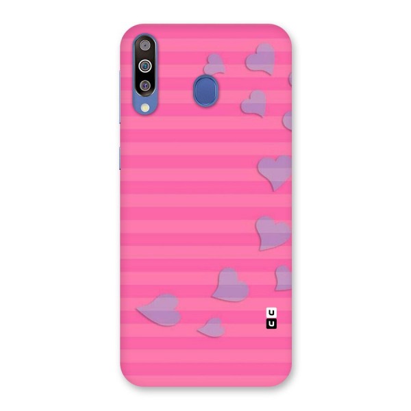 Light Heart Stripes Back Case for Galaxy M30