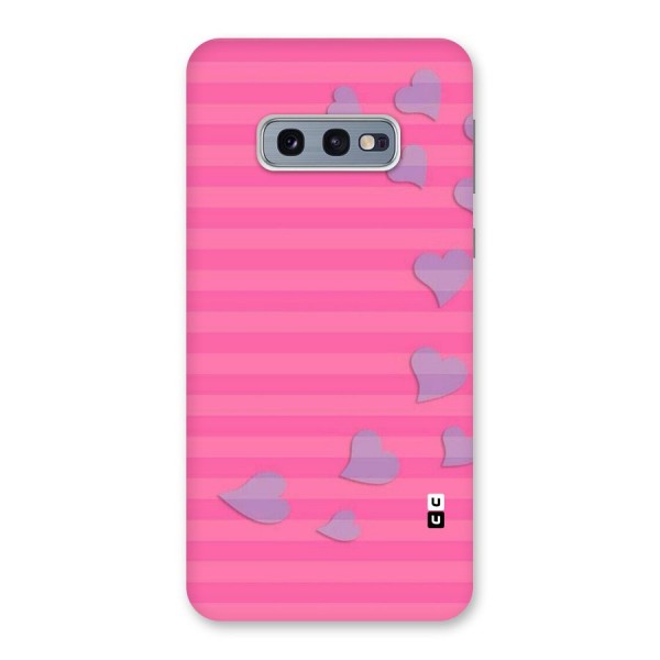 Light Heart Stripes Back Case for Galaxy S10e