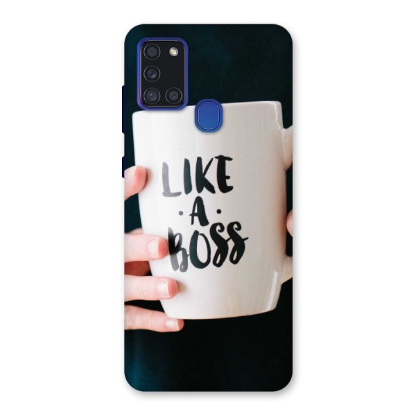 Like a Boss Back Case for Galaxy A21s