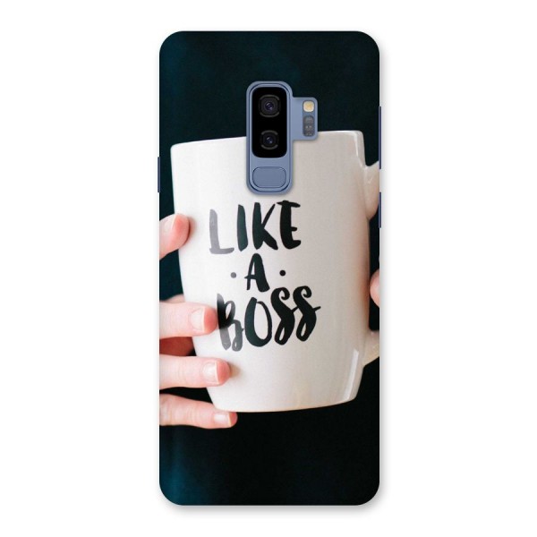 Like a Boss Back Case for Galaxy S9 Plus