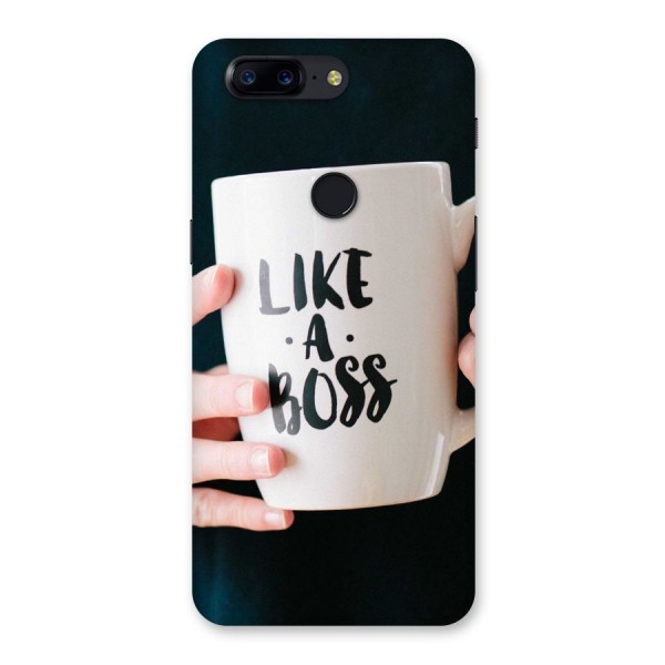 Like a Boss Back Case for OnePlus 5T