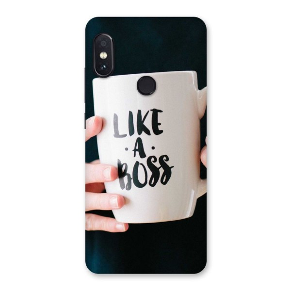 Like a Boss Back Case for Redmi Note 5 Pro