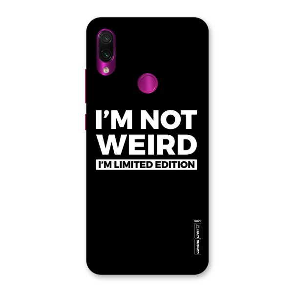 Limited Edition Back Case for Redmi Note 7 Pro