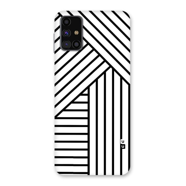 Lines Pattern Stripes Back Case for Galaxy M31s