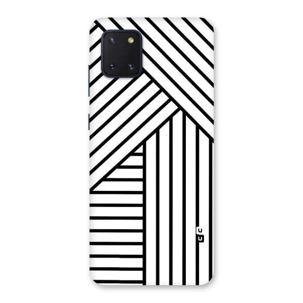 Lines Pattern Stripes Back Case for Galaxy Note 10 Lite