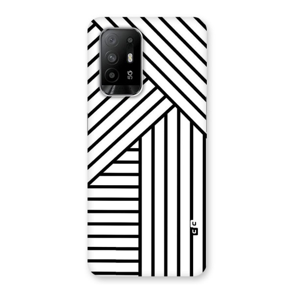 Lines Pattern Stripes Back Case for Oppo F19 Pro Plus 5G