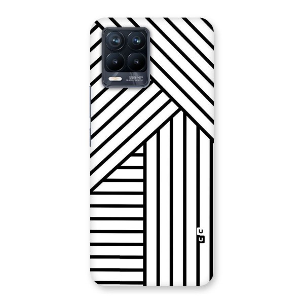 Lines Pattern Stripes Back Case for Realme 8 Pro