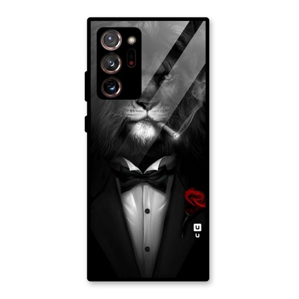 Lion Class Glass Back Case for Galaxy Note 20 Ultra