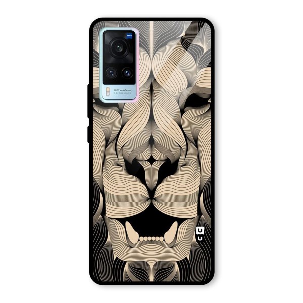 Lion Shape Design Glass Back Case for Vivo X60