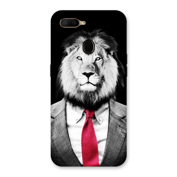 Lion with Red Tie Back Case for Oppo A5s