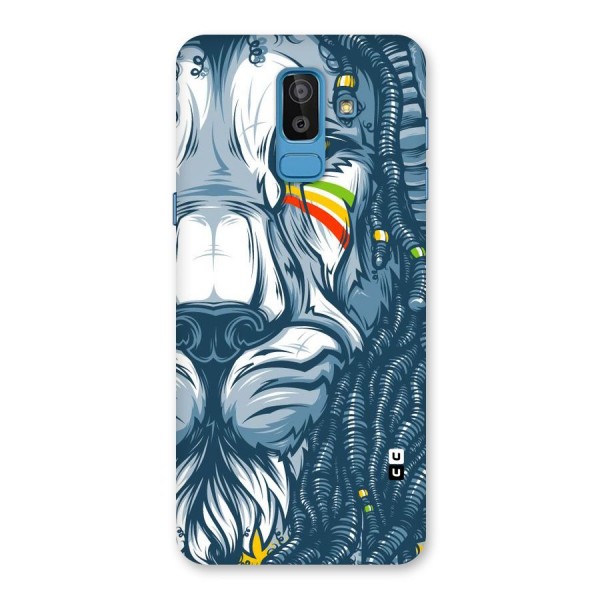 Lionic Face Back Case for Galaxy J8