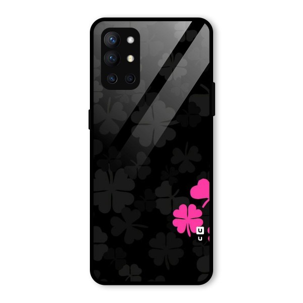 Little Pink Flower Glass Back Case for OnePlus 9R
