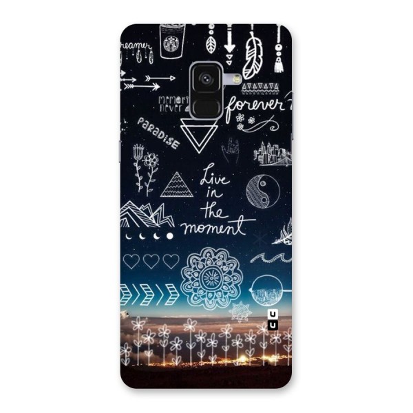 Live In The Moment Back Case for Galaxy A8 Plus