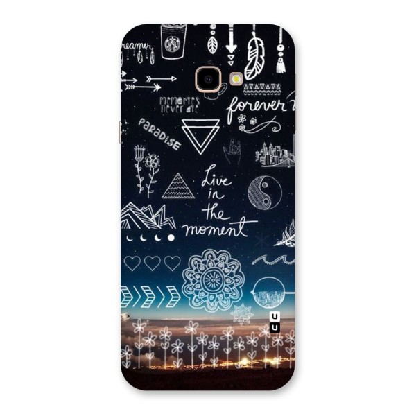 Live In The Moment Back Case for Galaxy J4 Plus