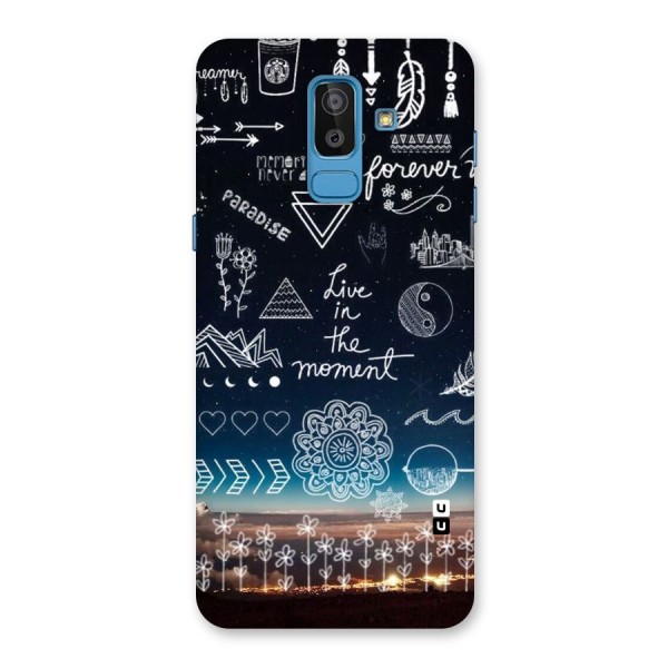 Live In The Moment Back Case for Galaxy J8