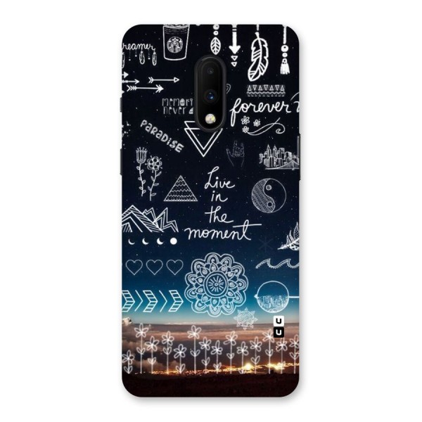 Live In The Moment Back Case for OnePlus 7