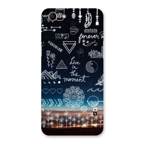Live In The Moment Back Case for Oppo A83 (2018)