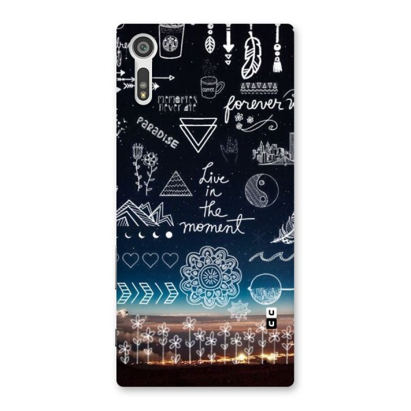 Live In The Moment Back Case for Xperia XZ