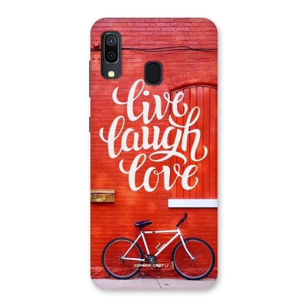 Live Laugh Love Back Case for Galaxy A30