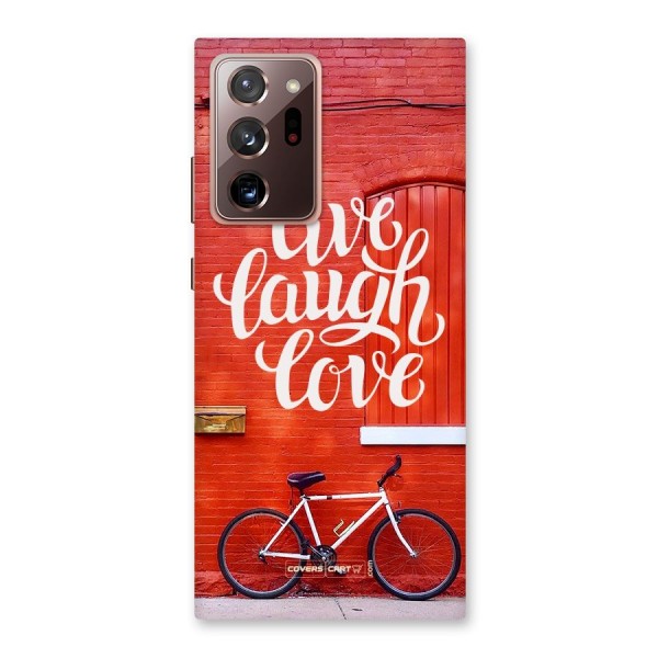 Live Laugh Love Back Case for Galaxy Note 20 Ultra