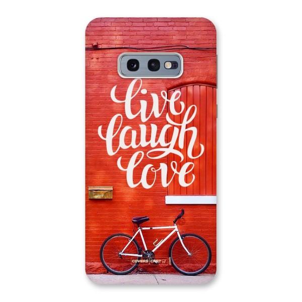 Live Laugh Love Back Case for Galaxy S10e