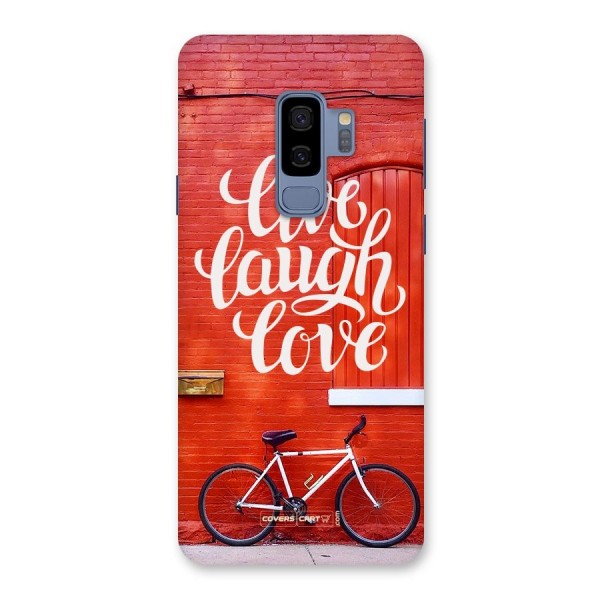 Live Laugh Love Back Case for Galaxy S9 Plus