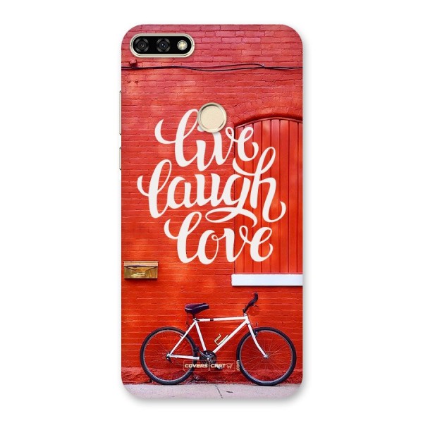 Live Laugh Love Back Case for Honor 7A