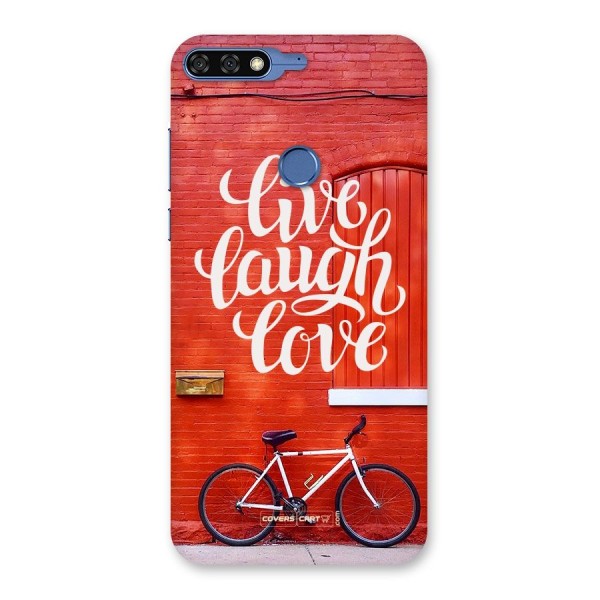 Live Laugh Love Back Case for Honor 7C