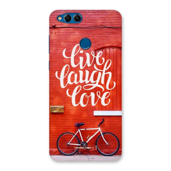 Live Laugh Love Back Case for Honor 7X