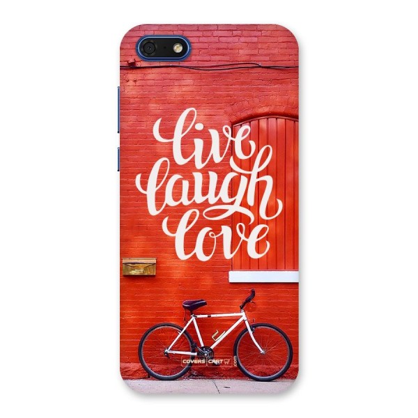 Live Laugh Love Back Case for Honor 7s