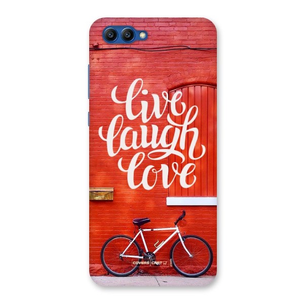 Live Laugh Love Back Case for Honor View 10