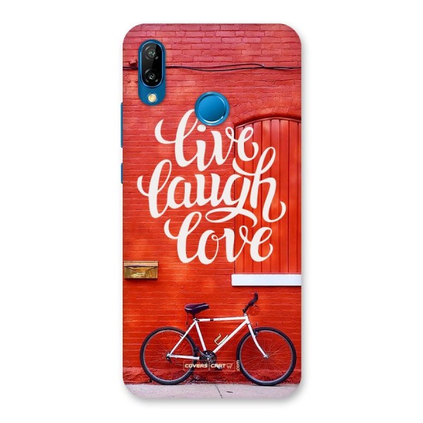 Live Laugh Love Back Case for Huawei P20 Lite