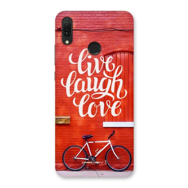Live Laugh Love Back Case for Huawei Y9 (2019)