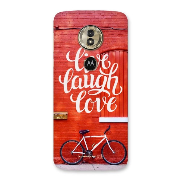 Live Laugh Love Back Case for Moto G6 Play