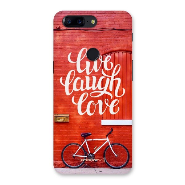 Live Laugh Love Back Case for OnePlus 5T