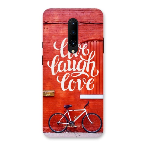 Live Laugh Love Back Case for OnePlus 7 Pro