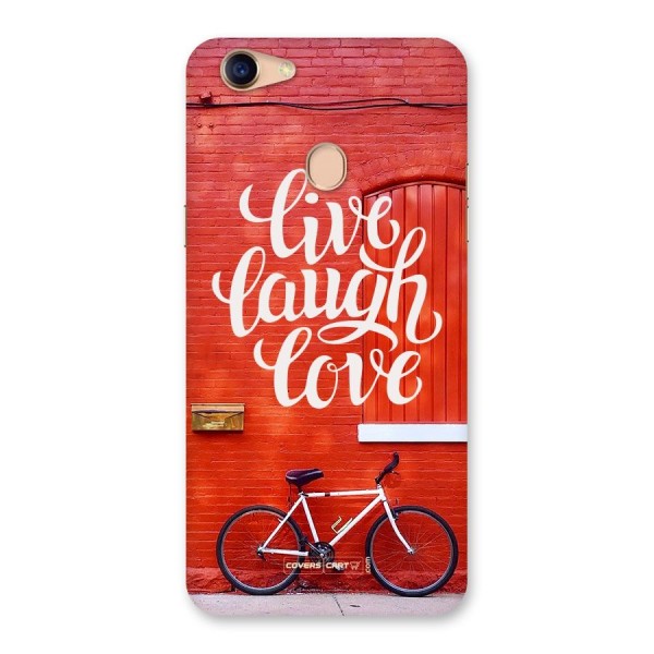 Live Laugh Love Back Case for Oppo F5 Youth