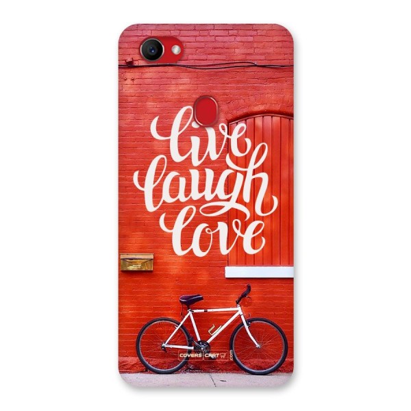 Live Laugh Love Back Case for Oppo F7