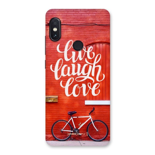 Live Laugh Love Back Case for Redmi Note 5 Pro