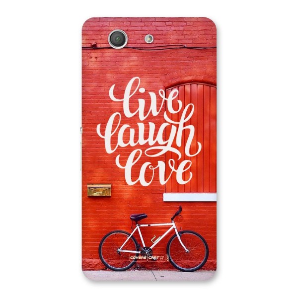Live Laugh Love Back Case for Xperia Z3 Compact