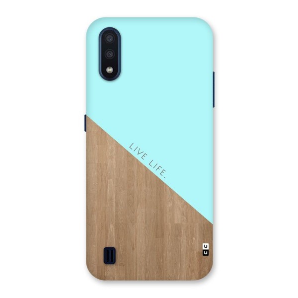 Live Life Back Case for Galaxy M01